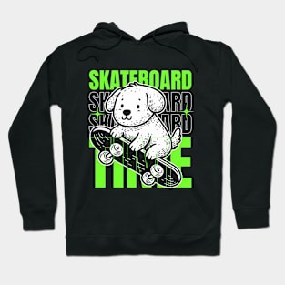 Dog Skateboard Hoodie